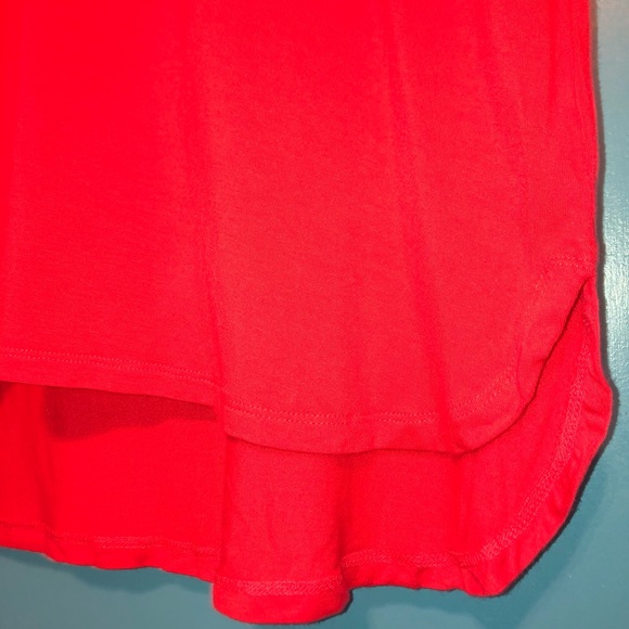 Vibrant Red 3/4 Sleeved Blouse by Cable & Gauge - Picture 7 of 9